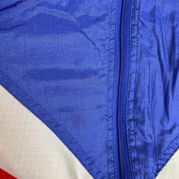 Vtg Team NFL Triple Fat Goose Giants Track Jacket Medium Windbreaker Mens Red - Picture 11 of 11